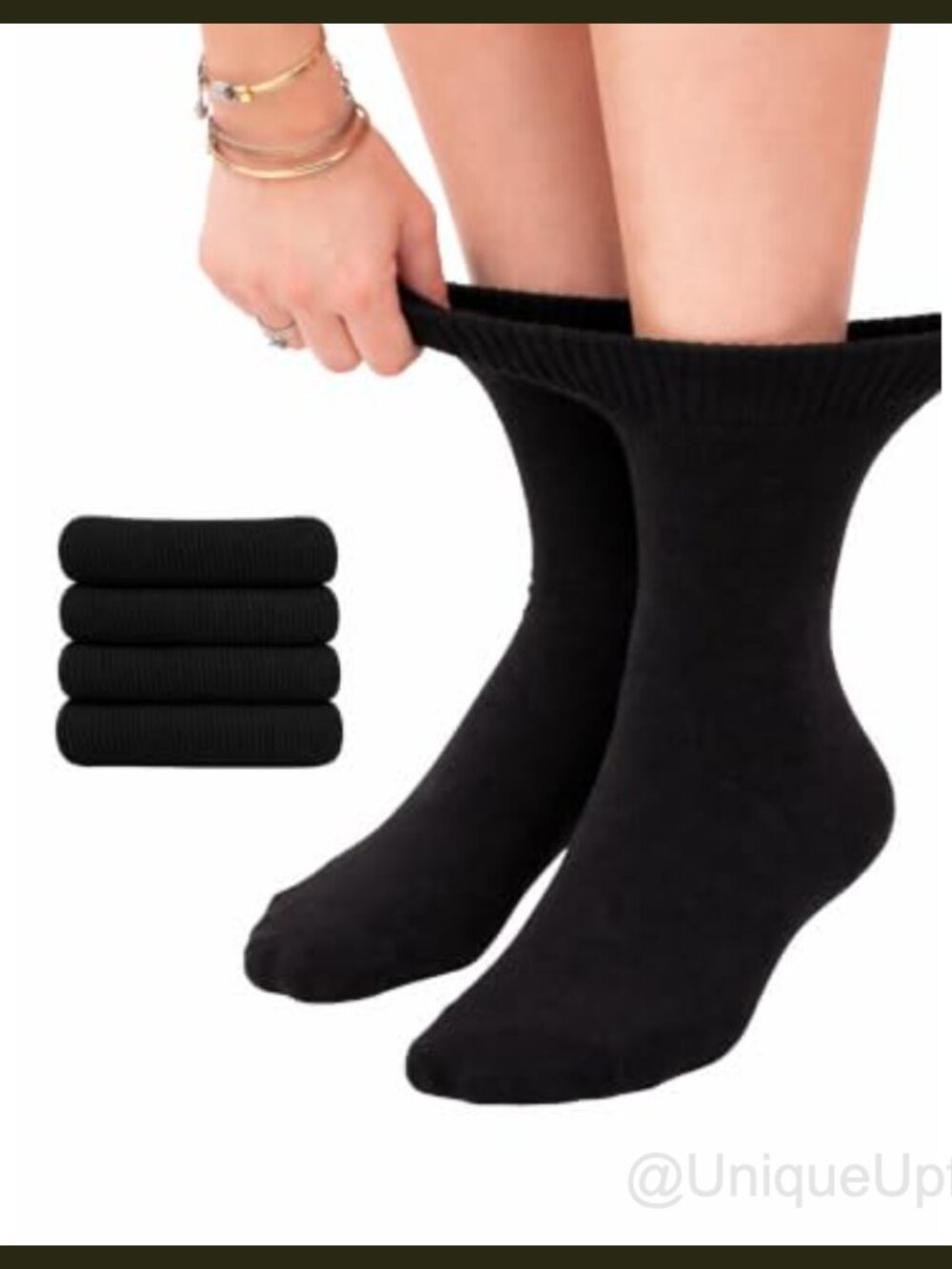 Diabetic Ankle Socks Bamboo Thin Seamless for Women